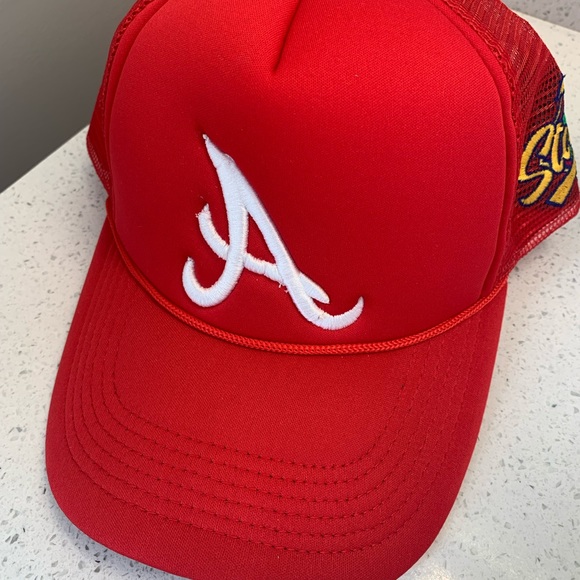 Red A’s Trucker Hat - Picture 1 of 3